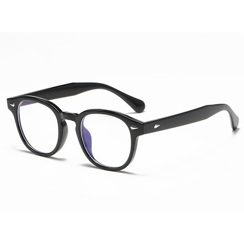Spykay™ EG26875 Retro Round Frame Anti-blue Light Glasses - Black - image 5