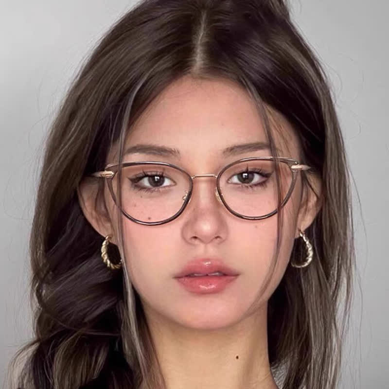 Spykay™ EG26876 Classic Simple Cat-Eye Anti-blue Light Fashion Glasses - image 1