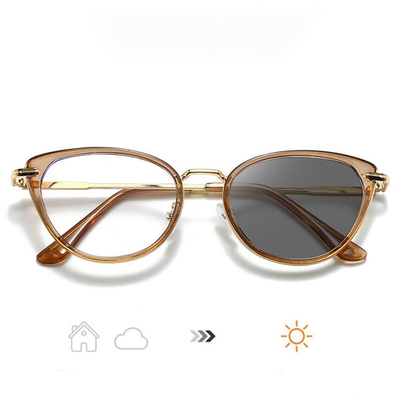 Spykay™ SG61009 Classic Simple Cat-Eye Anti-blue Light Photochromic Sunglasses - image 2