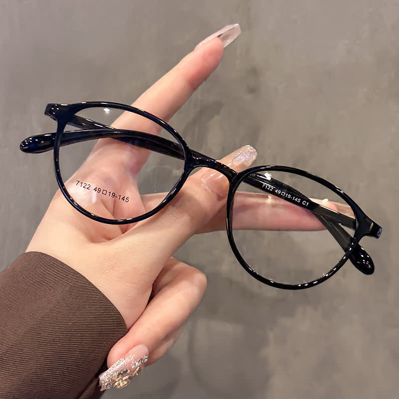 Spykay™ EG26866 Oval Frame Anti-blue Light Simple Classic Lightweight Glasses  - image 1