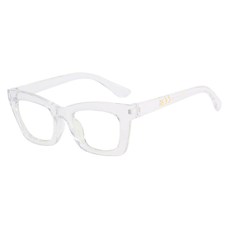 Spykay™ EG26879 Anti-blue Light Square Thick Frames Fashion Eyeglasses - Clear - image 13