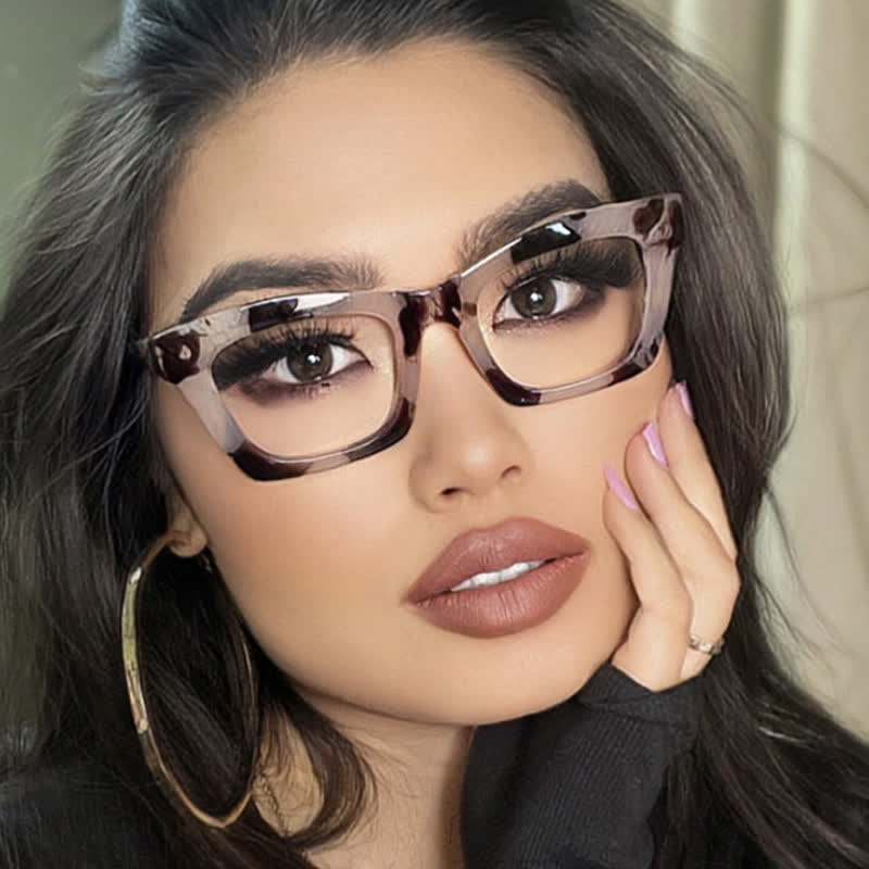 Spykay™ EG26879 Anti-blue Light Square Thick Frames Fashion Eyeglasses - image 1