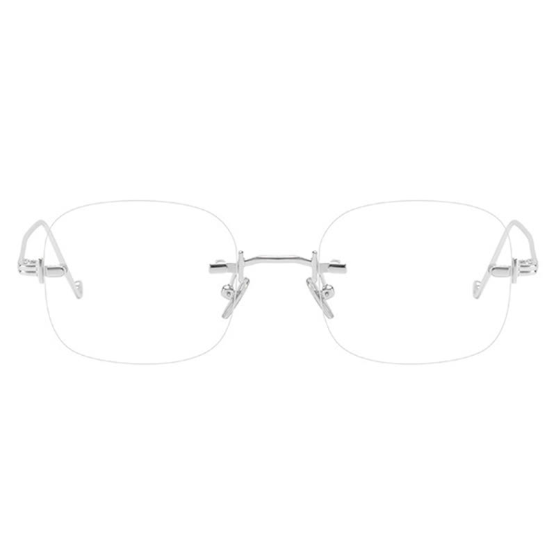 Spykay™ EG26888 Square Frame Anti-blue Light Retro Rimless Glasses - image 3