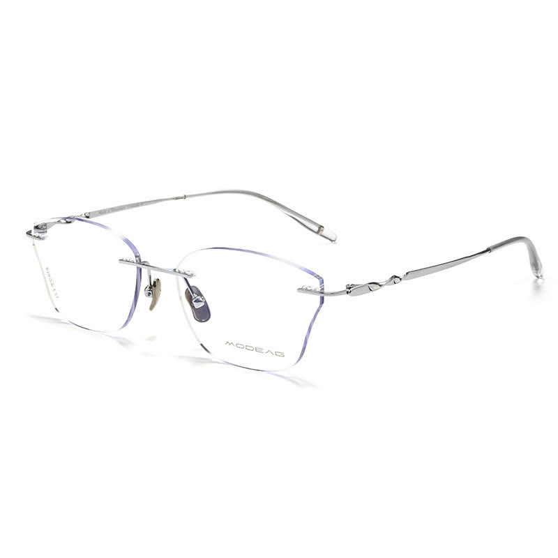 Spykay™ EG26889 Butterfly Titanium Frame Anti-blue Light Rimless Glasses - image 2