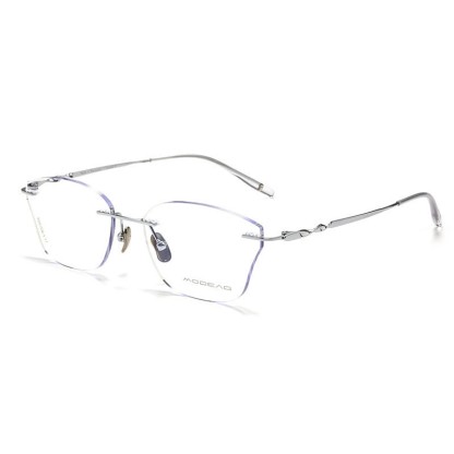 Spykay™ EG26889 Butterfly Titanium Frame Anti-blue Light Rimless Glasses - image 2