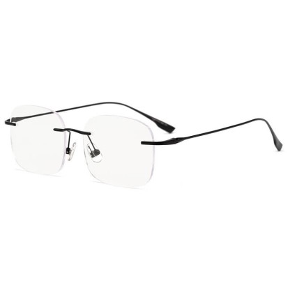 Spykay™ EG26894 Classic Square Titanium Frame Anti-blue Light Hipster Rimless Glasses - image 4
