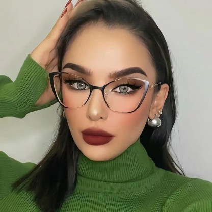 Spykay™ EG26752 Women's Cat-Eye Frame Hipster Glasses - image 4
