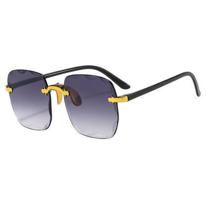 Spykay™ SG61010 Square Frame Oversized Trendy Rimless Sunglasses - image 3