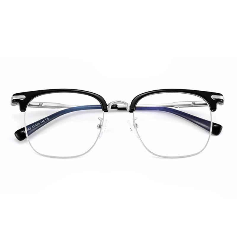 Spykay™ EG26897 Classic Square Frame Anti-blue Light Browline Glasses - image 2