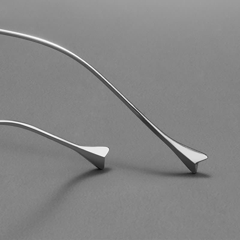 Spykay™ EG26902 Retro Rectangle Frame Anti-blue Light Hipster Rimless Glasses - image 12