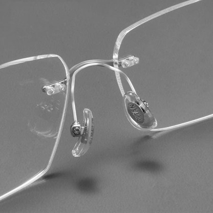 Spykay™ EG26902 Retro Rectangle Frame Anti-blue Light Hipster Rimless Glasses - image 11