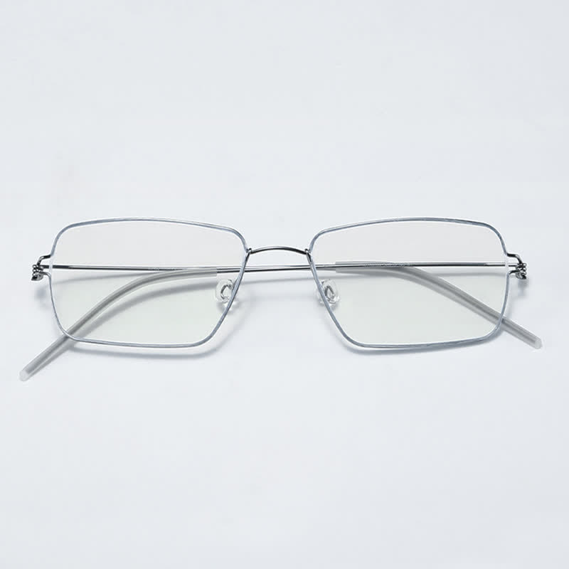 Spykay™ EG26905 Retro Simple Rectangle Frame Anti-blue Light Hipster Glasses - image 2