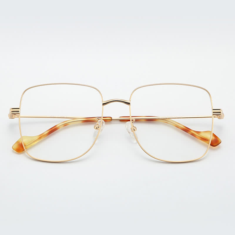 Spykay™ EG26904 Retro Simple Square Frame Anti-blue Light Hipster Glasses - image 2