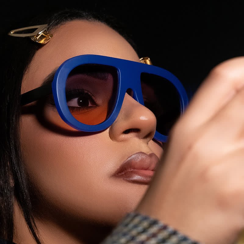 Spykay™ SG60687 Oversized Frame Hipster Aviator Sunglasses - image 34