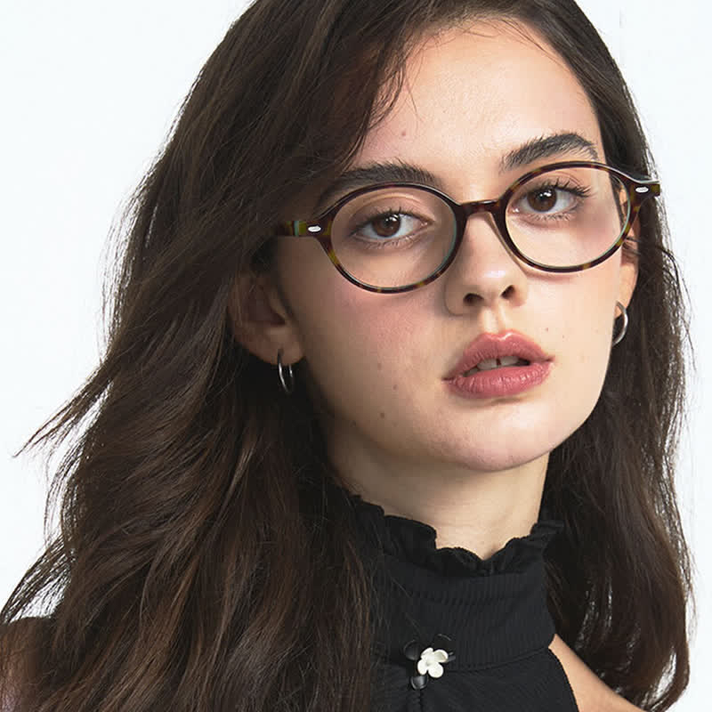 Spykay™ EG26718 Hipster Simple Round Frame Anti-blue Light Glasses - image 4