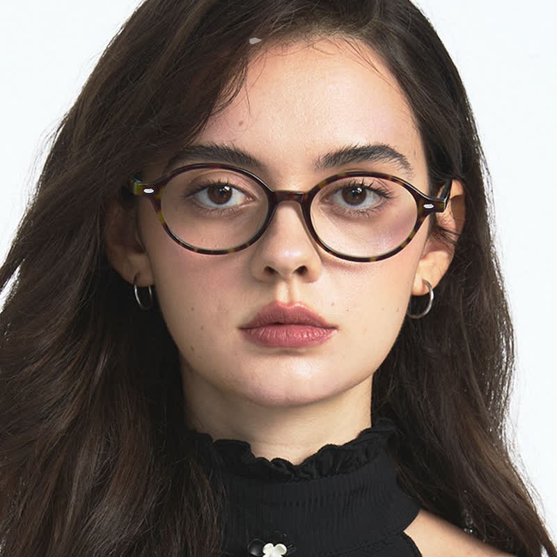 Spykay™ EG26718 Hipster Simple Round Frame Anti-blue Light Glasses - image 3