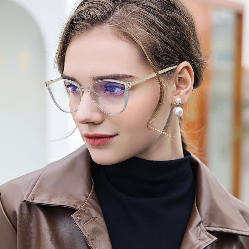 Spykay™ EG26882 Anti-blue Light Butterfly Frames Fashion Eyeglasses - Grey - image 17