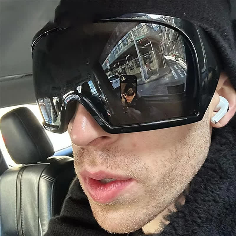 Spykay™ SG60903 One-piece Lens Oversized Wrap Around Futuristic Sunglasses For Outdoor Sports - image 7