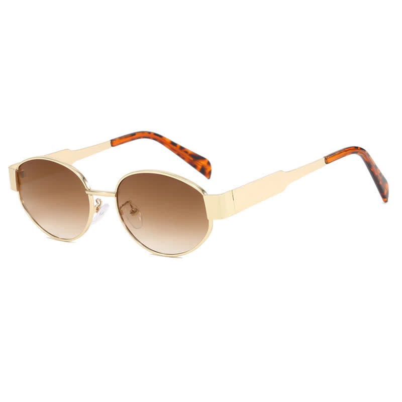 Spykay™ SG60707 Oval Frames Metal Temples Retro-Vinatge Sunglasses - image 13