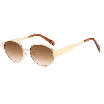 Spykay™ SG60707 Oval Frames Metal Temples Retro-Vinatge Sunglasses - image 13