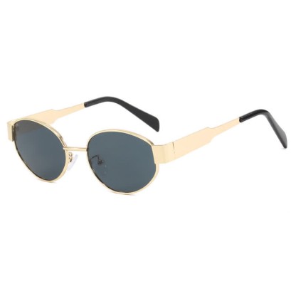 Spykay™ SG60707 Oval Frames Metal Temples Retro-Vinatge Sunglasses - image 2