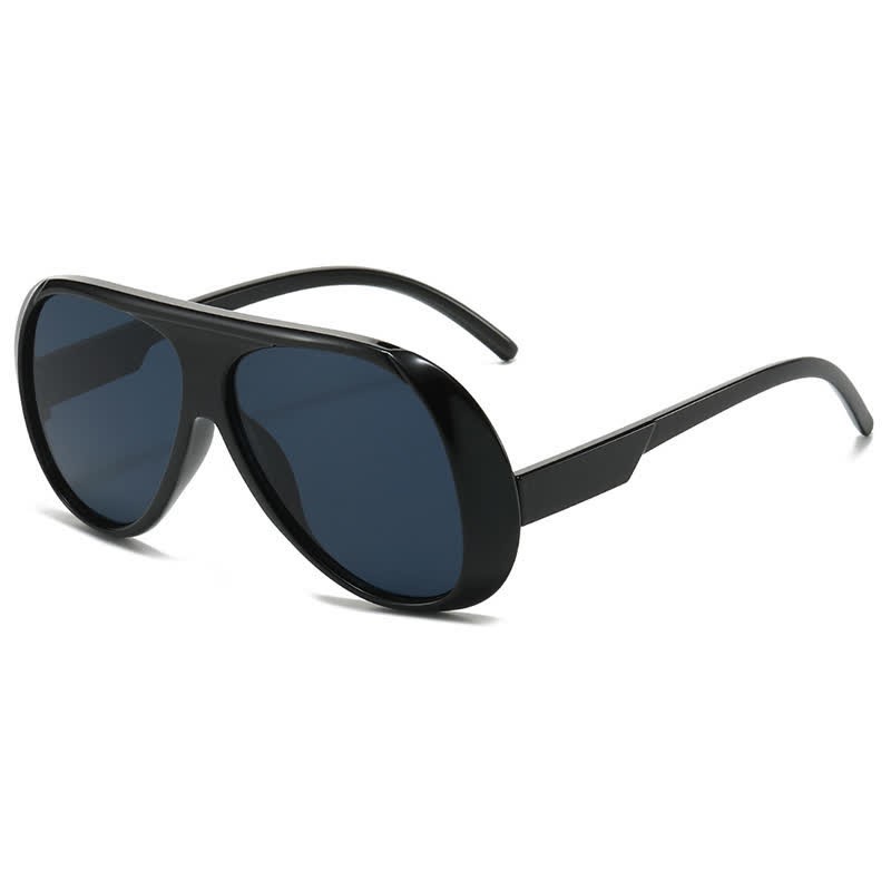 Spykay™ SG61015 Classic Oversized Fashion Aviator Sunglasses - Black - image 9