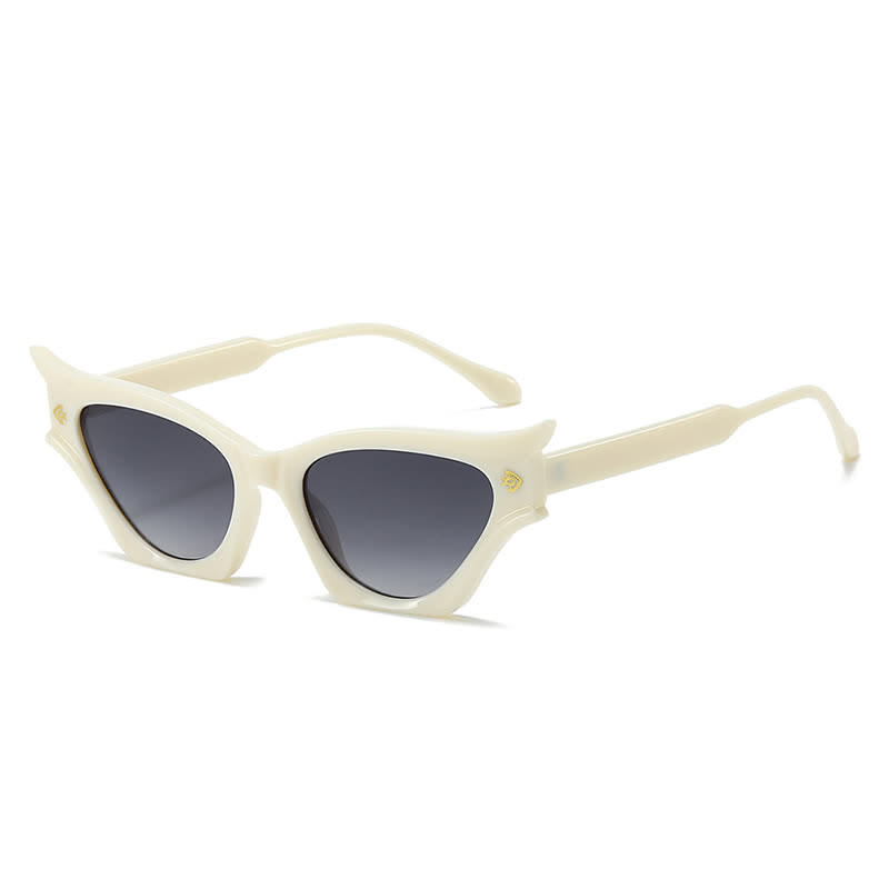 Spykay™ SG61017 Retro Cat-Eye Fashion Sunglasses - Beige - image 21