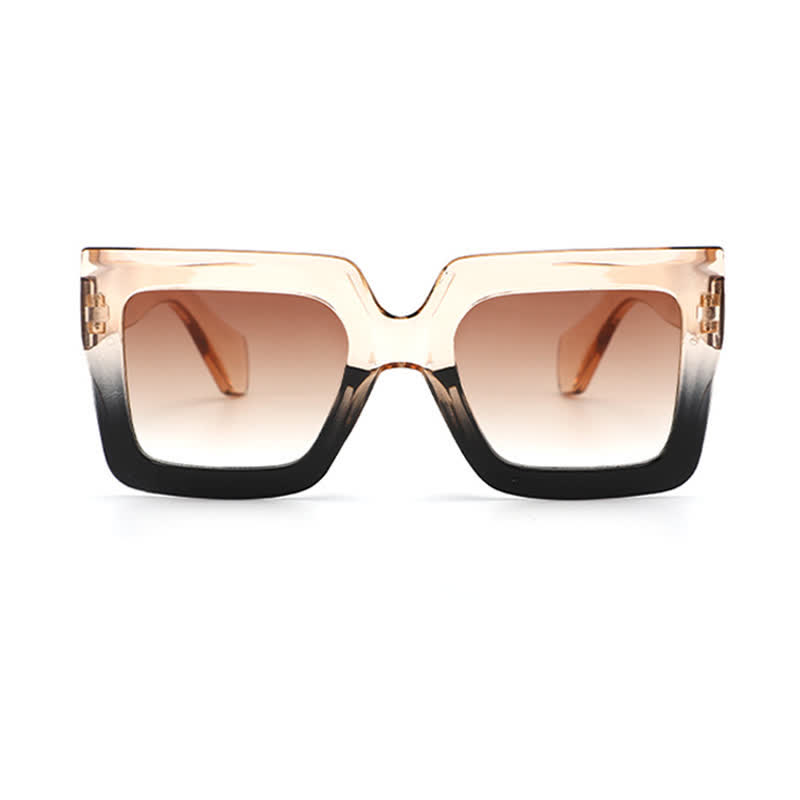 Spykay™ SG61012 Oversized Square Frame Fashion Thick Sunglasses - image 4