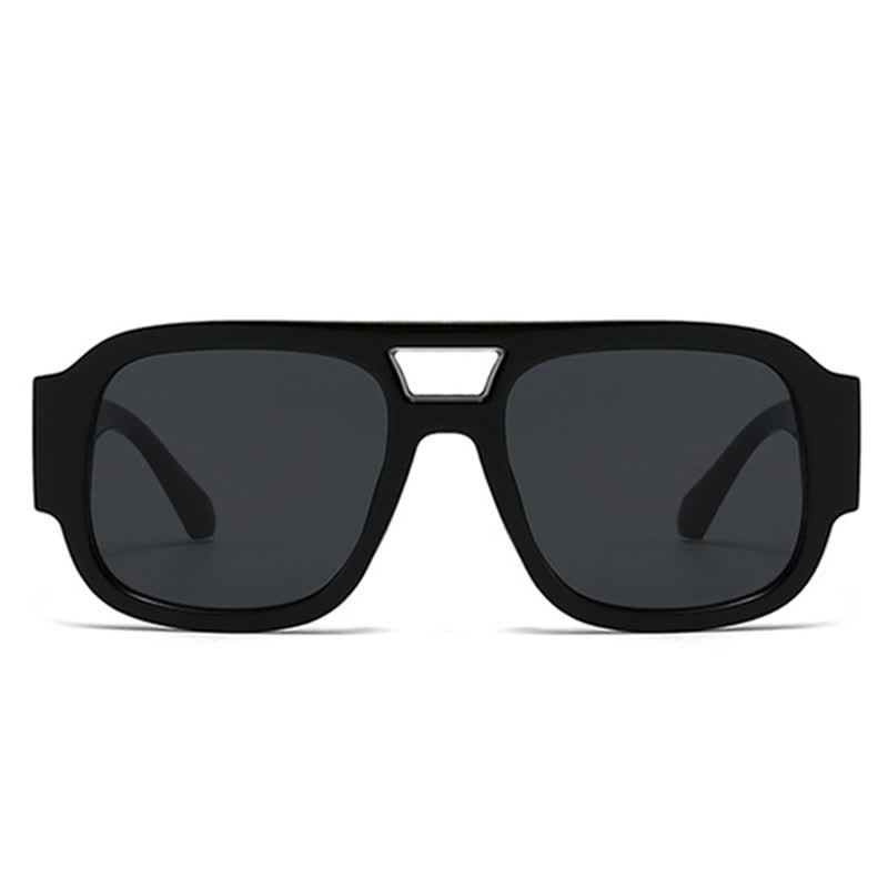 Spykay™ SG61016 Square Frame Double Bridges Classic Thick Sunglasses - image 9