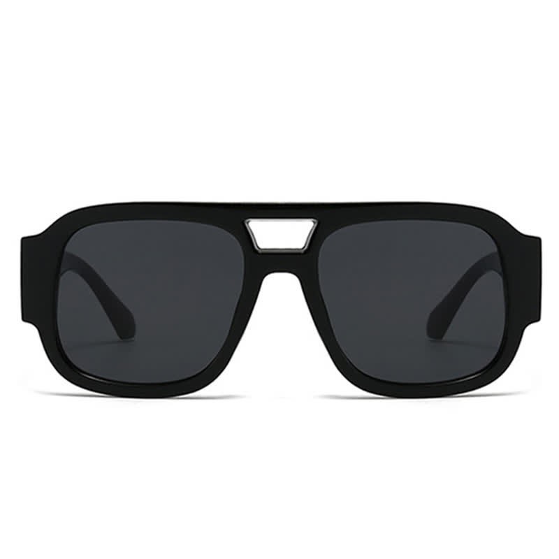 Spykay™ SG61016 Square Frame Double Bridges Classic Thick Sunglasses - image 9