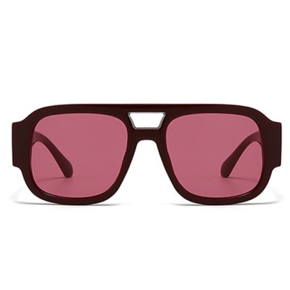 Spykay™ SG61016 Square Frame Double Bridges Classic Thick Sunglasses - image 5