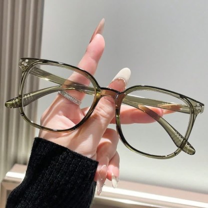 Spykay™ EG60751 Simple Anti-blue Light Square Frame Glasses - Green - image 12