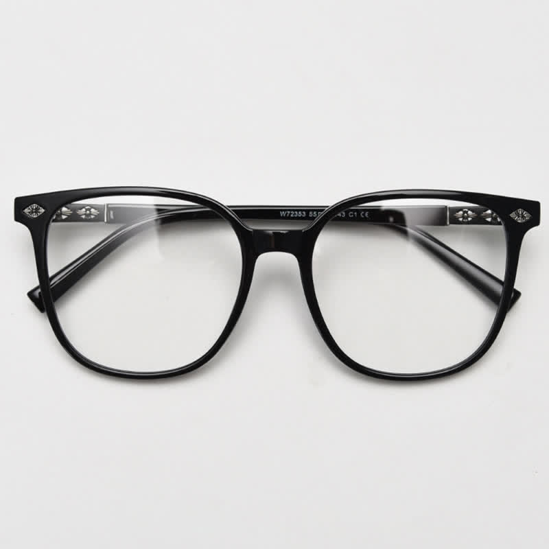 Spykay™ EG26916 Unsiex Retro Square Large Frame Fashion Anti-blue Light Glasses - image 2