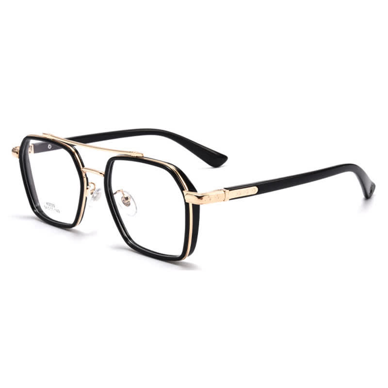 Spykay™ EG26920 Unsiex Square Frame Anti-blue Light Double Bridges Retro Glasses - image 6