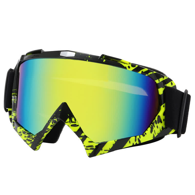 Spykay™ SG61023 Fit Over Glasses Unisex-Adult Anti Wind Ski Goggles for Outdoor Activities - Yellow/Yellow - image 7