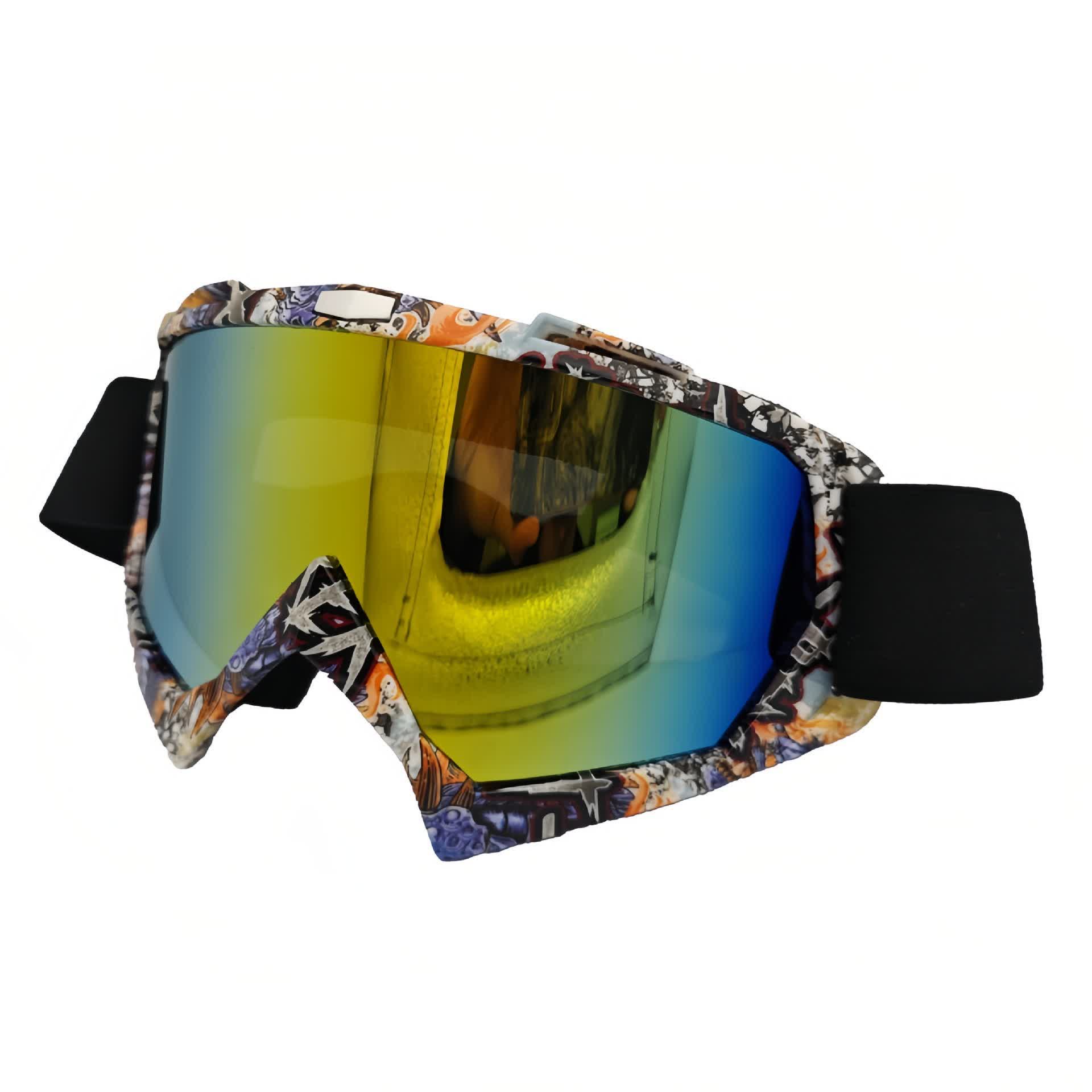 Spykay™ SG61023 Fit Over Glasses Unisex-Adult Anti Wind Ski Goggles for Outdoor Activities - Yellow/Red - image 26