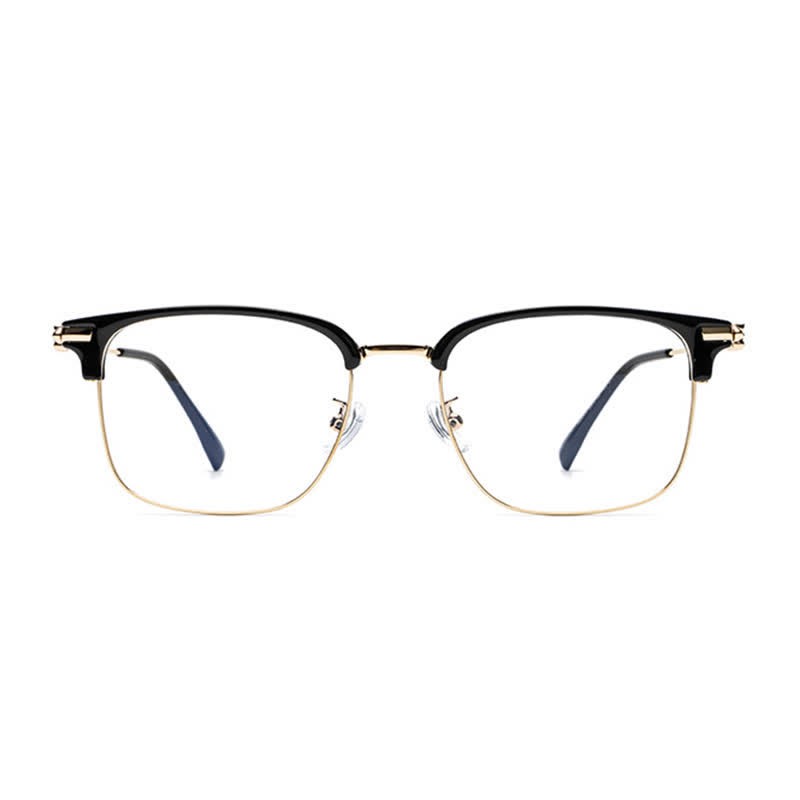 Spykay™ EG26924 Retro Gothic Cross Unisex Square Frame Anti-blue Light Browline Glasses - image 8