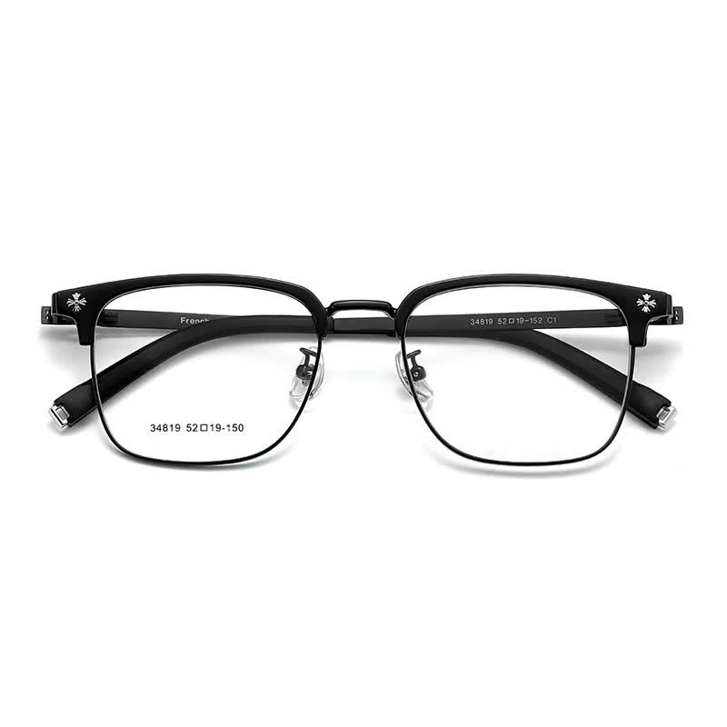 Spykay™ EG26925 Gothic Cross Unisex Square Frame Anti-blue Light Retro Browline Glasses - image 2
