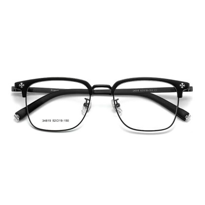 Spykay™ EG26925 Gothic Cross Unisex Square Frame Anti-blue Light Retro Browline Glasses - image 2