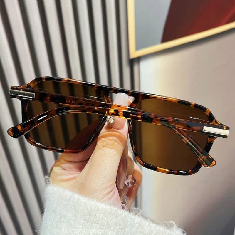 Spykay™ SG61014 Square Frame Double Bridges Classic Sunglasses - image 2