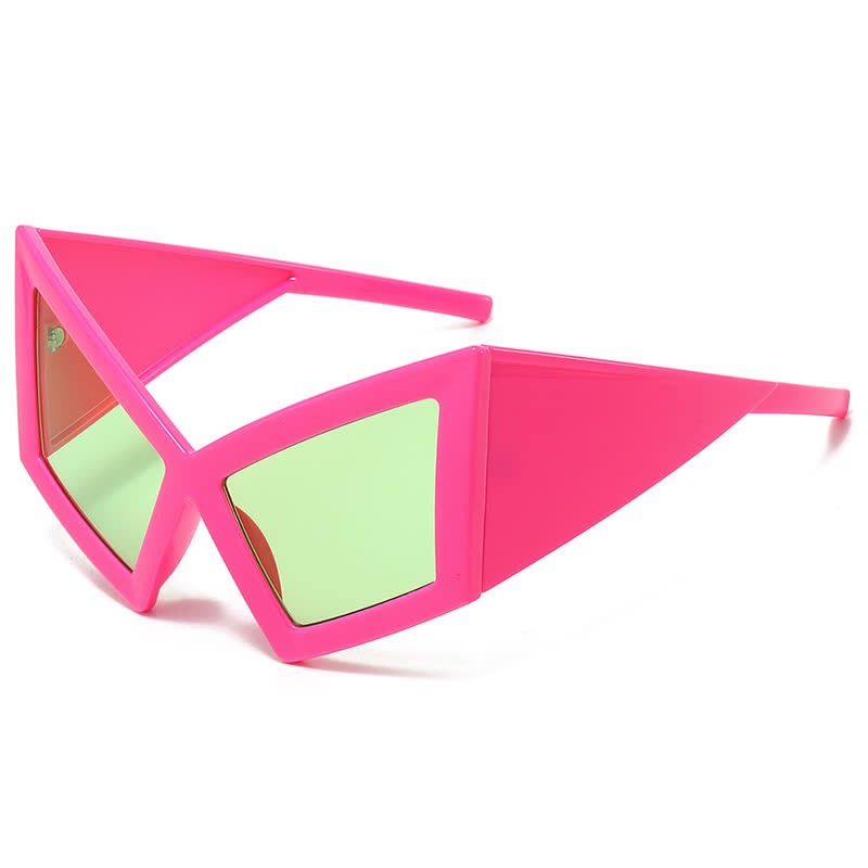 Spykay™ SG61026 Oversized Trendy Y2K Futuristic Cat-Eye Sunglasses - Rose - image 2