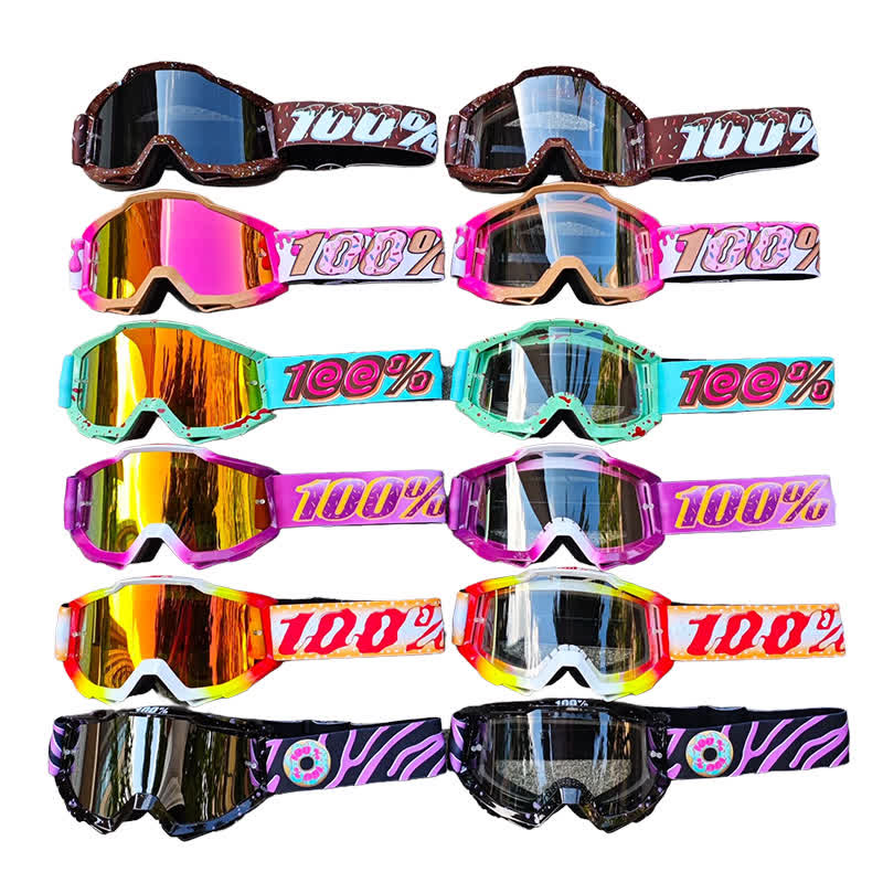 Spykay™ SG61024 100% donut Windproof Ski Goggles Motorcycle Goggles for Men Women  - image 1