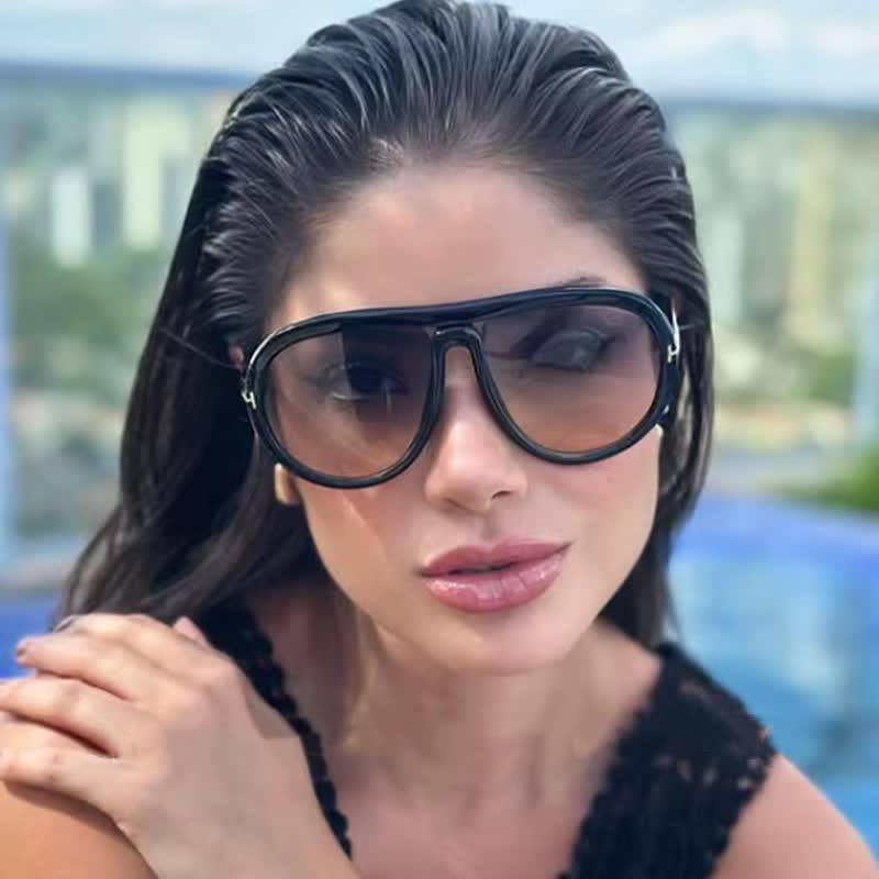 Spykay™ SG60759 'T' Design Hipster Aviator Sunglasses - image 3