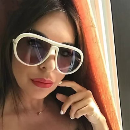 Spykay™ SG60759 'T' Design Hipster Aviator Sunglasses - Beige - image 24