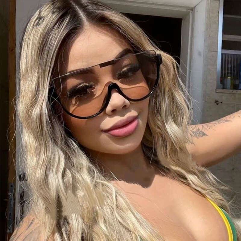 Spykay™ SG60679 Oversized Frame Semi-Rimless Aviator Sunglasses - image 2