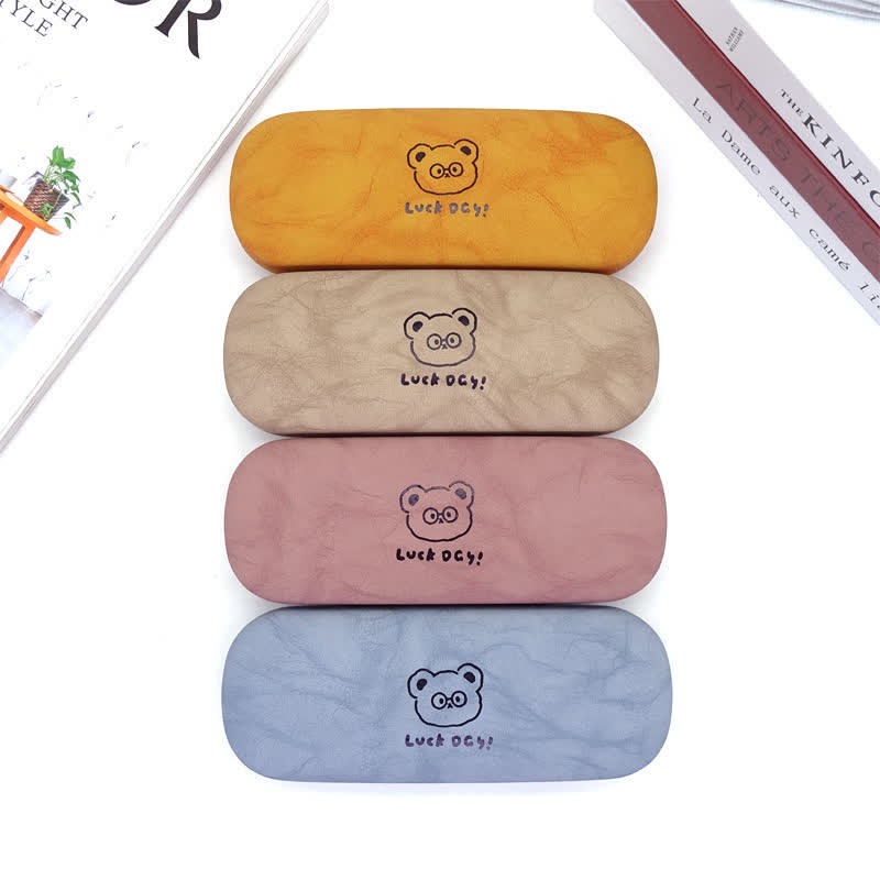 【 Free Gift On Orders Over $30】Spykay™ SG61039 Unisex Bear Print Hard Eyeglass Case - image 2
