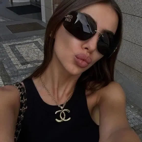 Spykay™ SG60676 Y2K Rectangle Frame Rimless Sunglasses - Dark Grey - image 6