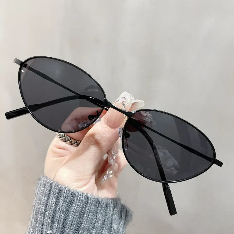 Spykay™ SG60770 Titanium Oval Frame Polarized Lightweight Sunglasses with Nylon Lenses - image 14