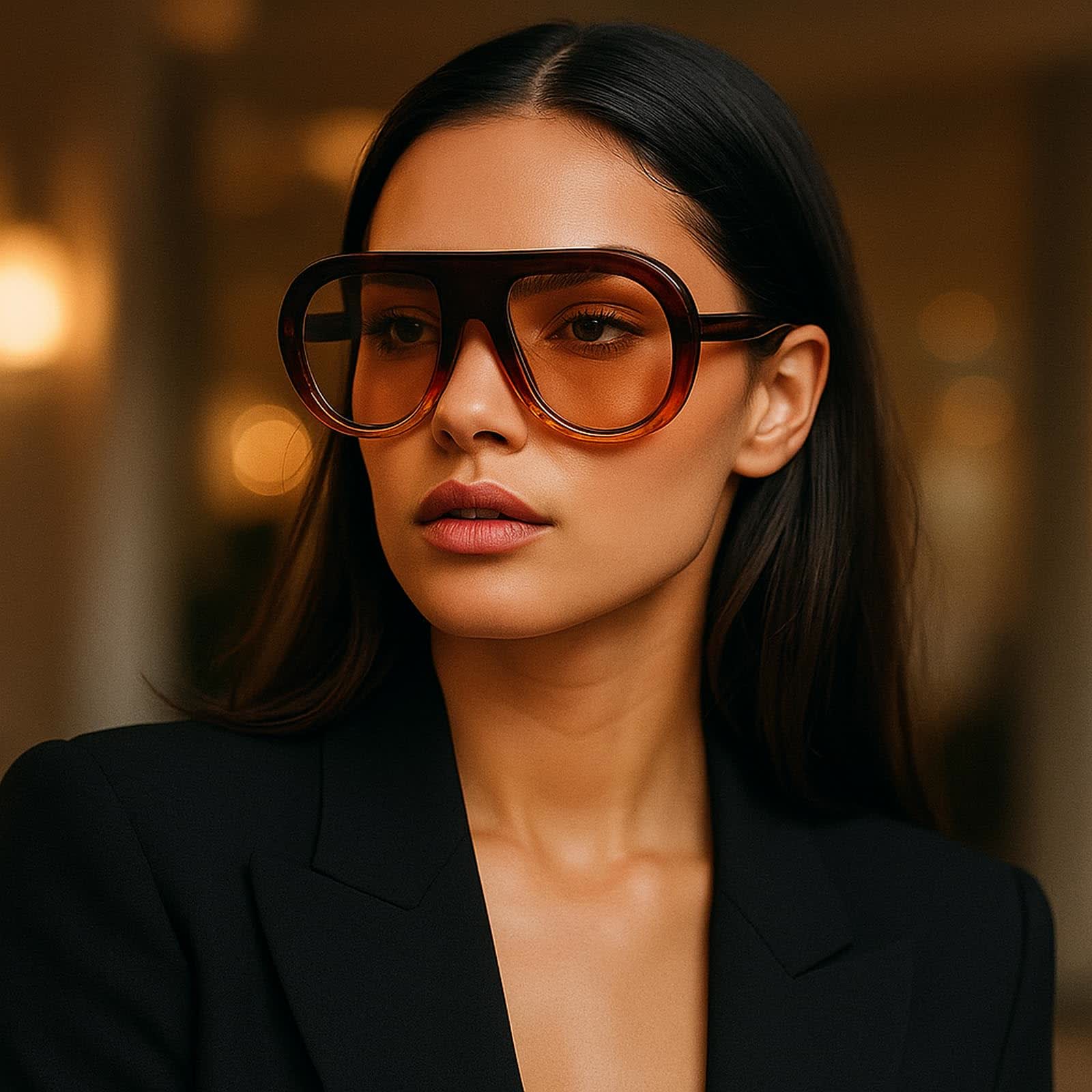 Spykay™ SG60687 Oversized Frame Hipster Aviator Sunglasses - image 4