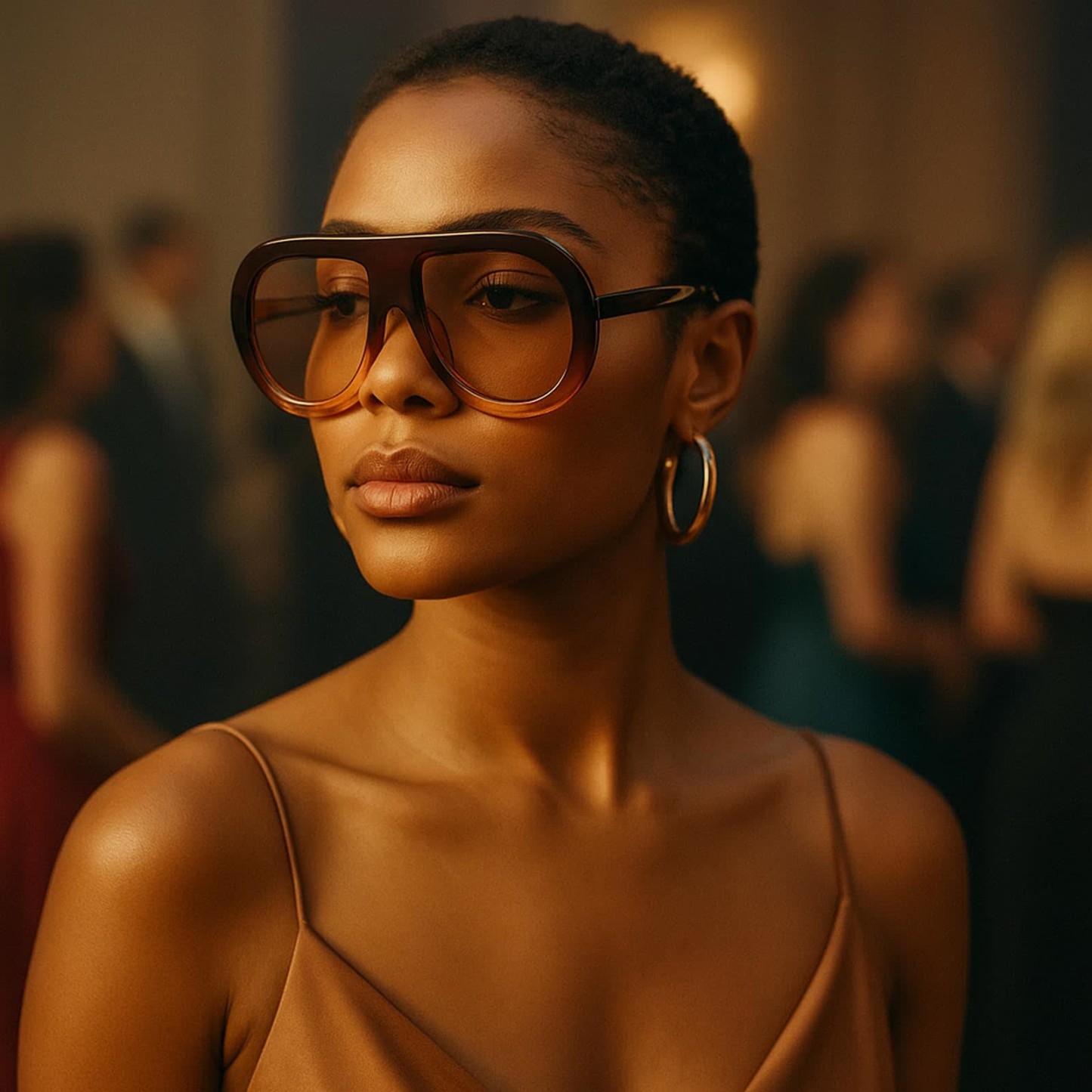 Spykay™ SG60687 Oversized Frame Hipster Aviator Sunglasses - image 3